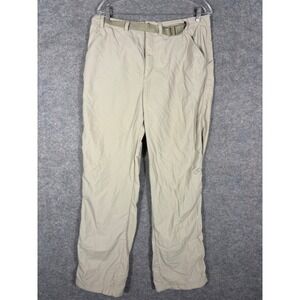 Cloudveil Jackson Hole WY Mens Hiking Travel Pants with‎ Belt Beige Outdoor